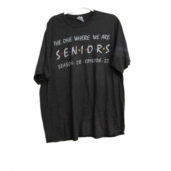 The One Where We Are Seniors T-Shirt Season 20 Episode 22 2XL Unisex Soft & Comf - Picture 1 of 8